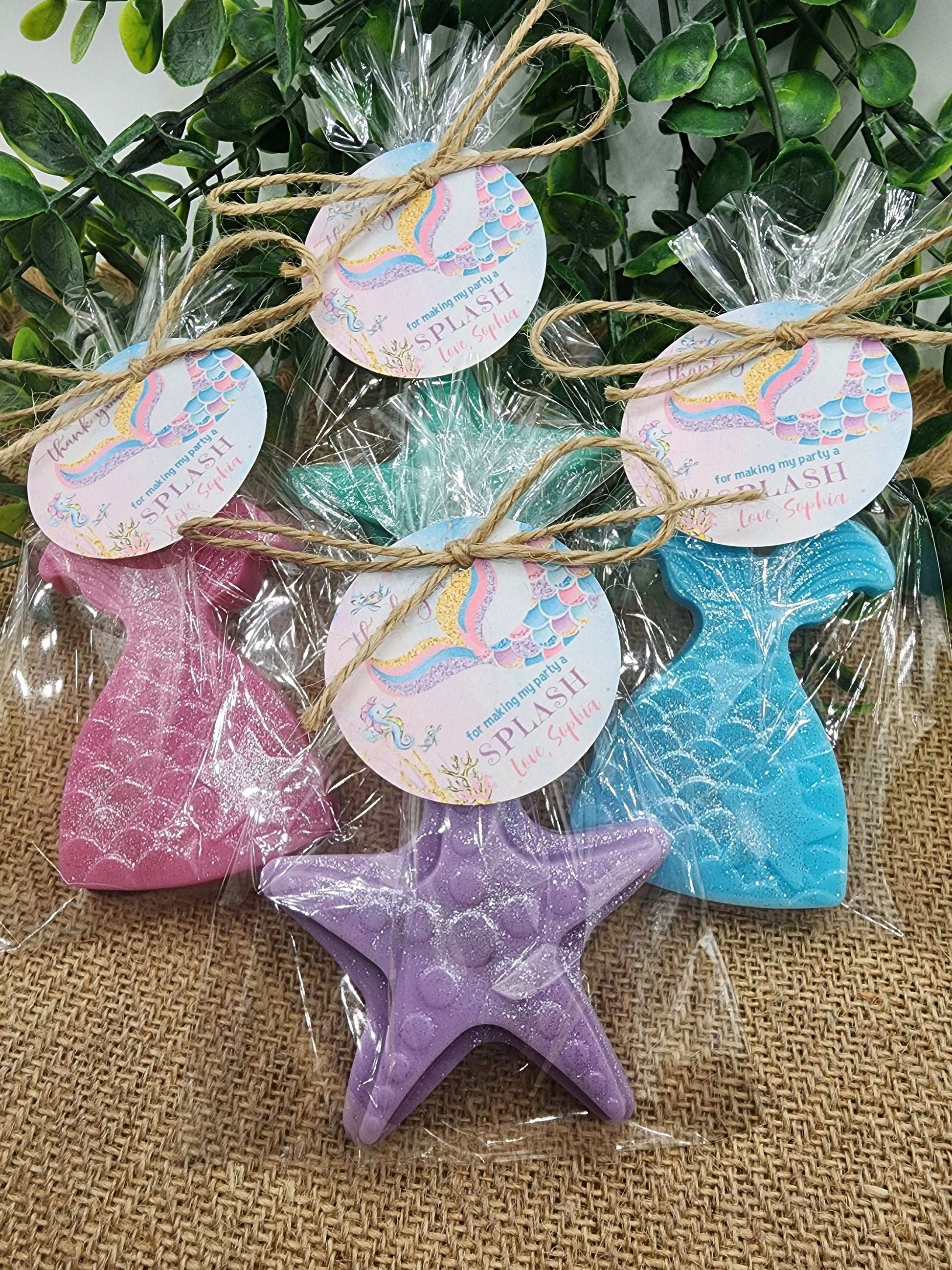 Under The Sea Mermaid Tail Soap Mermaid Party Favor Mermaid Tails Star Fish Beach Soap Beach Birthday Party Gift For Girl Baby Shower Favor
