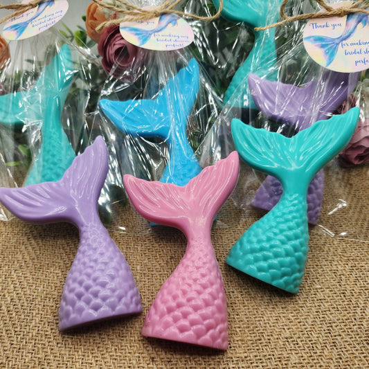 Large Mermaid Tail Soap Mermaid Party Favor Mermaid Tails Beach Soap Beach Birthday Party Gift For Girl Baby Shower Favor Bridal Shower