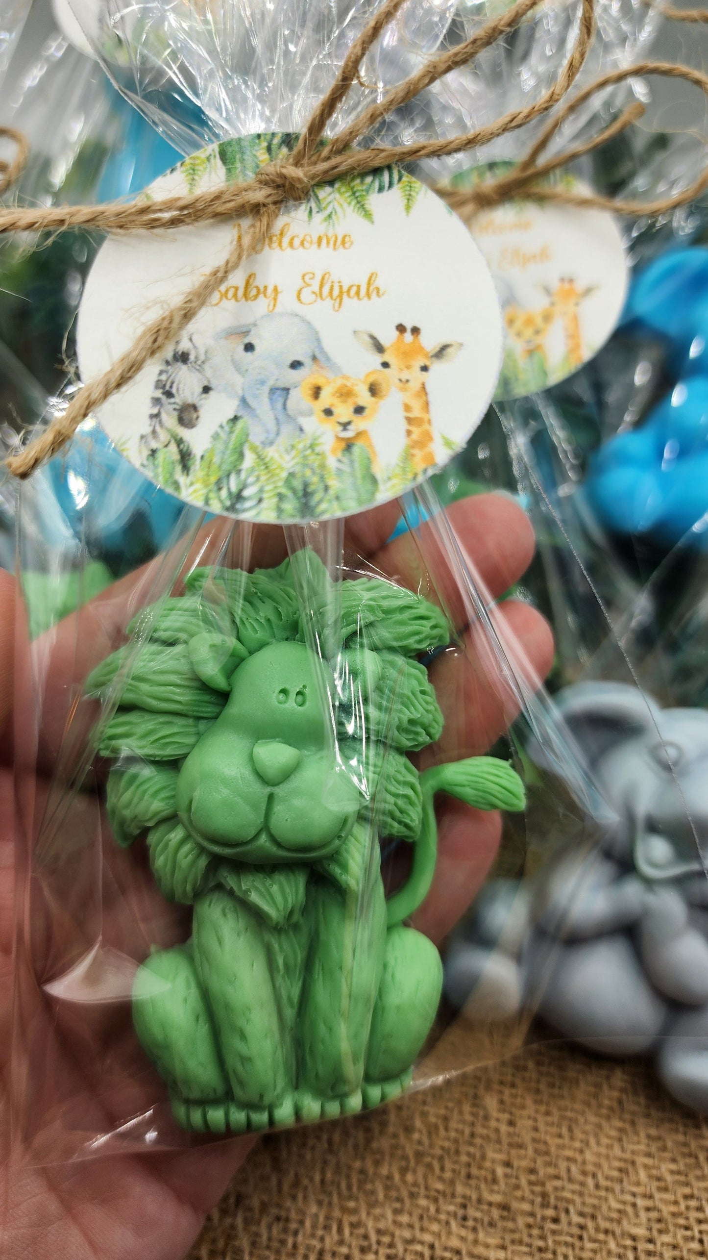 Safari Animal Soaps Baby Shower Soap Favors Safari Themed Decorations Wild One Party Favors Elephant Lion Girrafe Favors Boy Birthday Gift