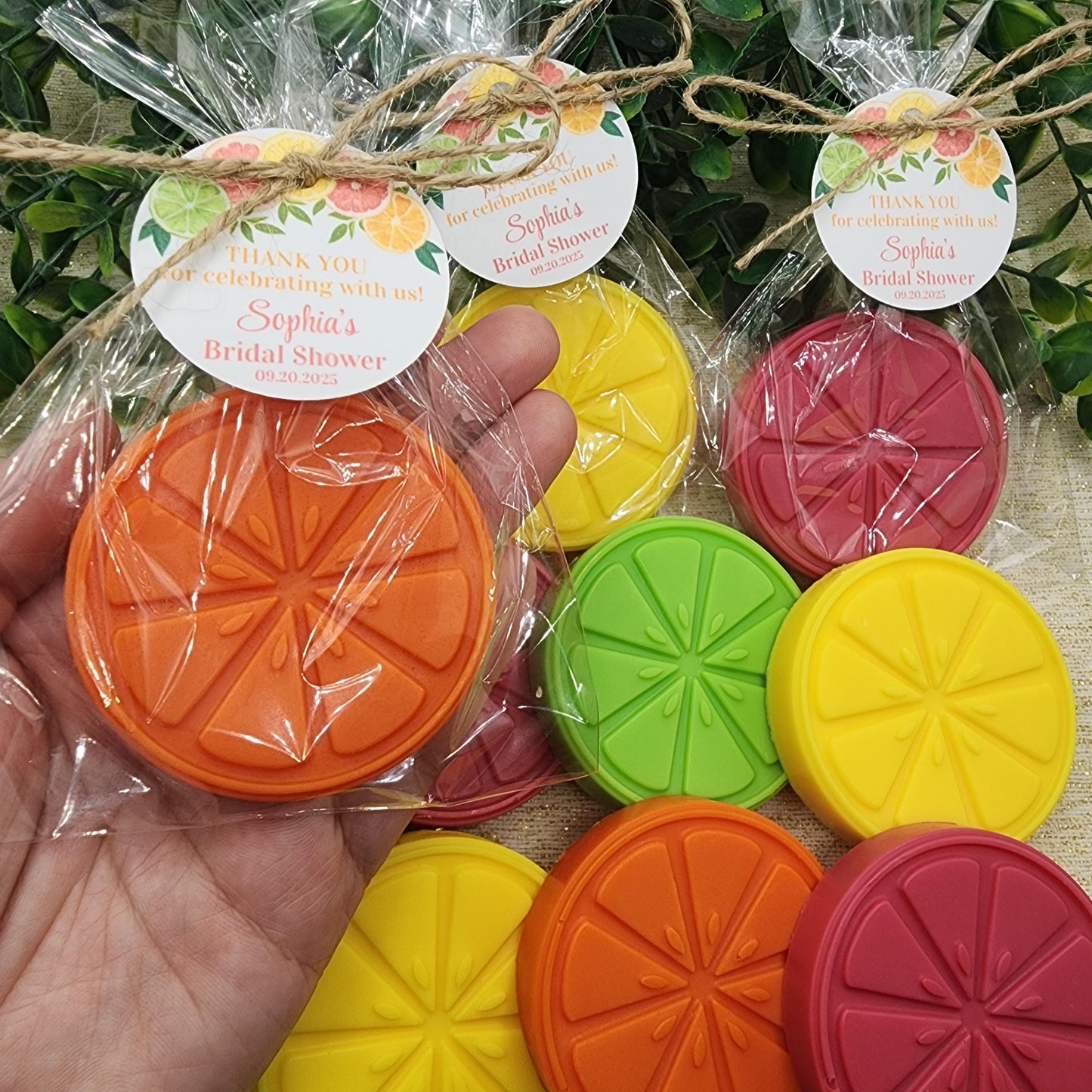 Citrus Soap Favors Orange Baby Shower Soap Favors Lemon Wedding Favors Little Cutie Favors Grapefruit Lime Clementine Gift For Her Soap