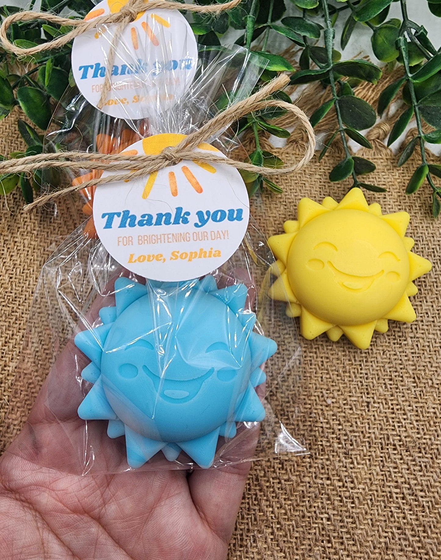 Sun baby shower soap favors sunshine soap here comes the son soap baby shower sun favors birthday party gift you are my sunshine