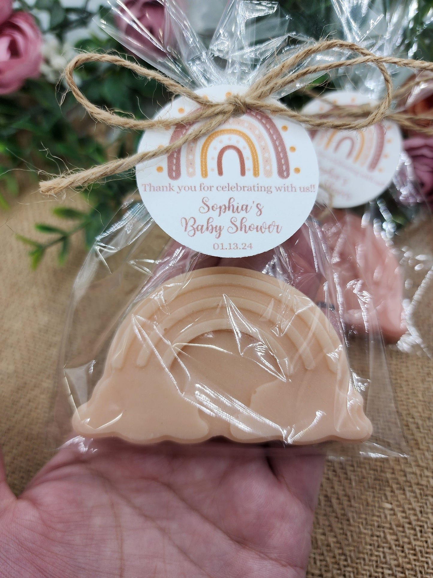 Rainbow Soap Favors Baby Shower Favors Bohemian Favors Rainbow Decorations For Party Gender Neutral Baby Reveal Party Decorations boy girl