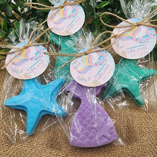 Under The Sea Mermaid Tail Soap Mermaid Party Favor Mermaid Tails Star Fish Beach Soap Beach Birthday Party Gift For Girl Baby Shower Favor