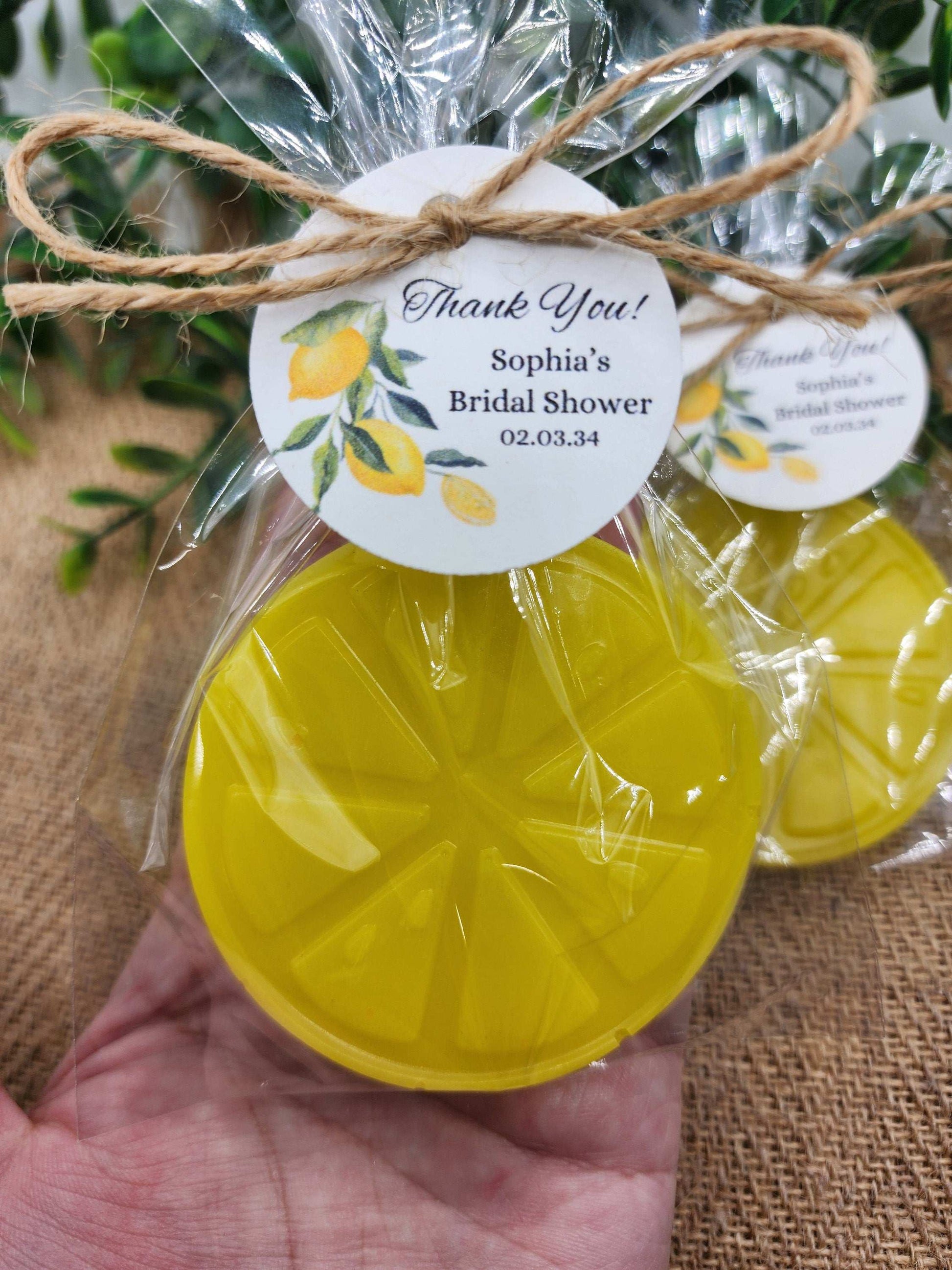 Lemon Soap Favors Citrus Baby Shower Soap Favors Lemon Wedding Favors Little Cutie Favors Mandarin Soap Favors Gift For Her Clementine Soap