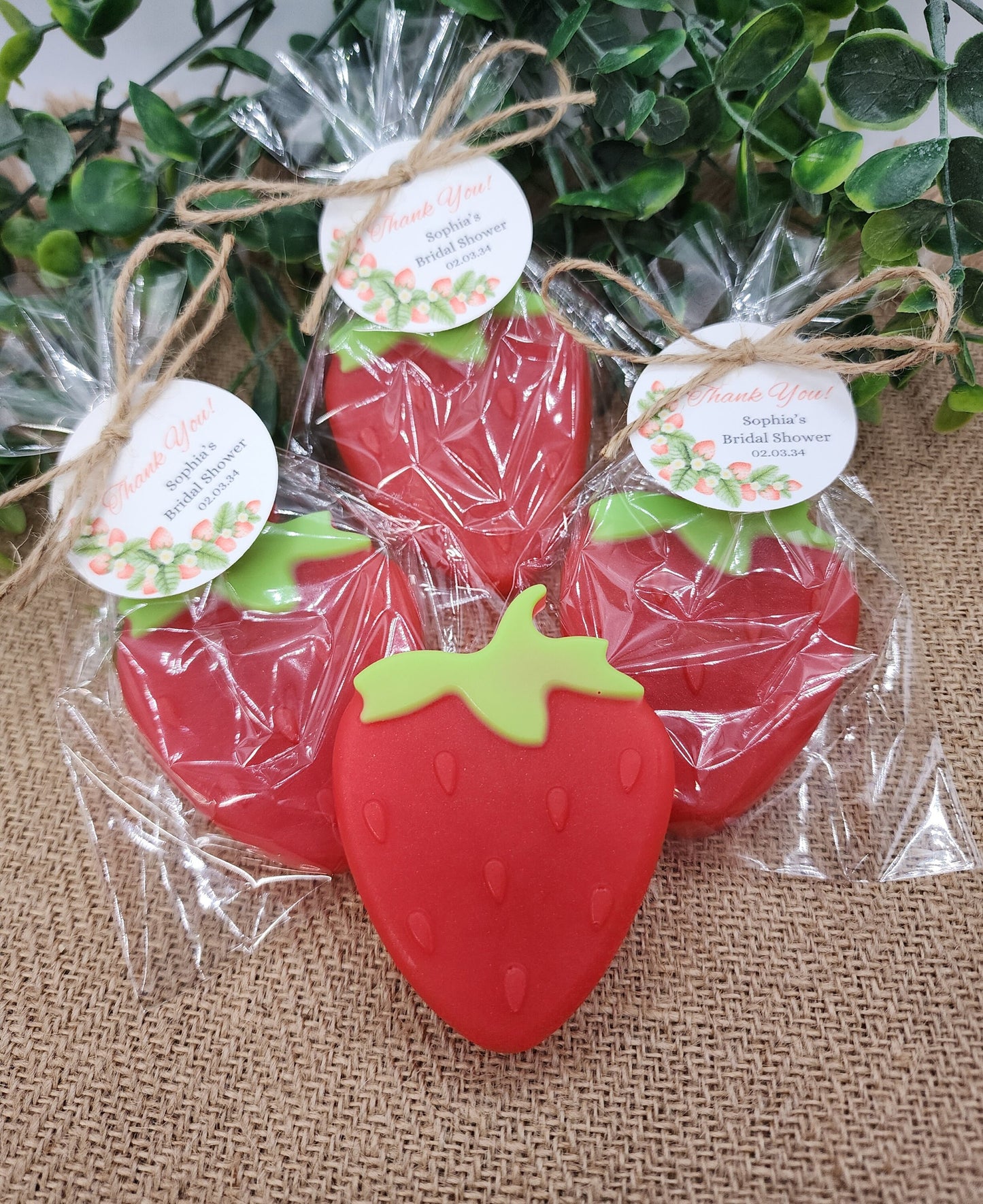 Strawberry Soap Favors Baby Shower Favors Berry First Birthday Party Favors Sweet Strawberry Decorations Gift For Her Summer Fruit Favors