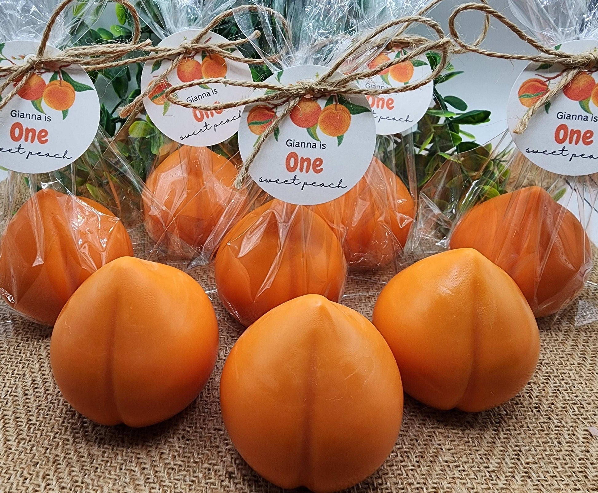 Peach soap favors peach baby shower decorations one sweet peach summer fruit decor for first birthday wedding shower gift for boy girl