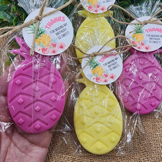 Pineapple Soap Favors Baby Shower Aloha Hawaiian Decorations Party Like A Pineapple Pool Party Tropical Fruit Summer First Birthday Theme