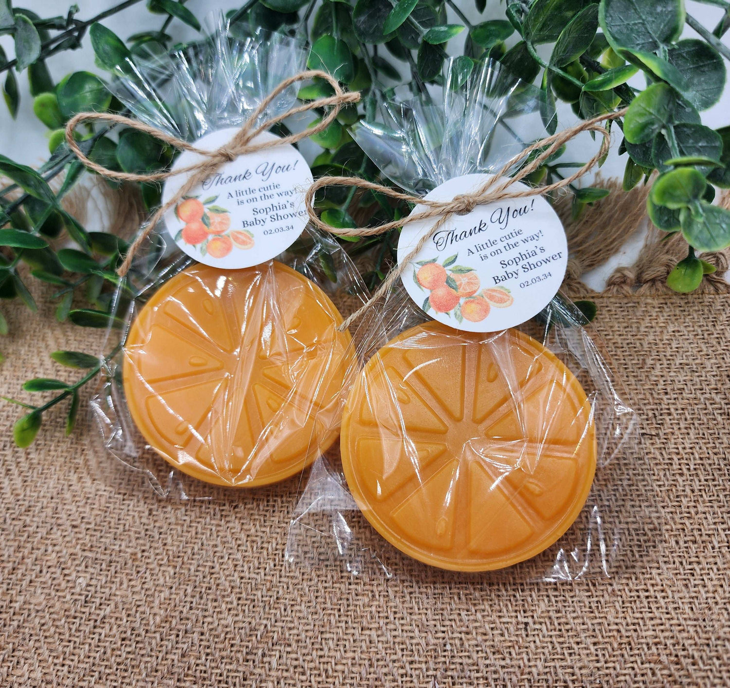 Orange Soap Favors Citrus Baby Shower Soap Favors Lemon Wedding Favors Little Cutie Favors Mandarin Soap Favors Gift For Her Clementine Soap