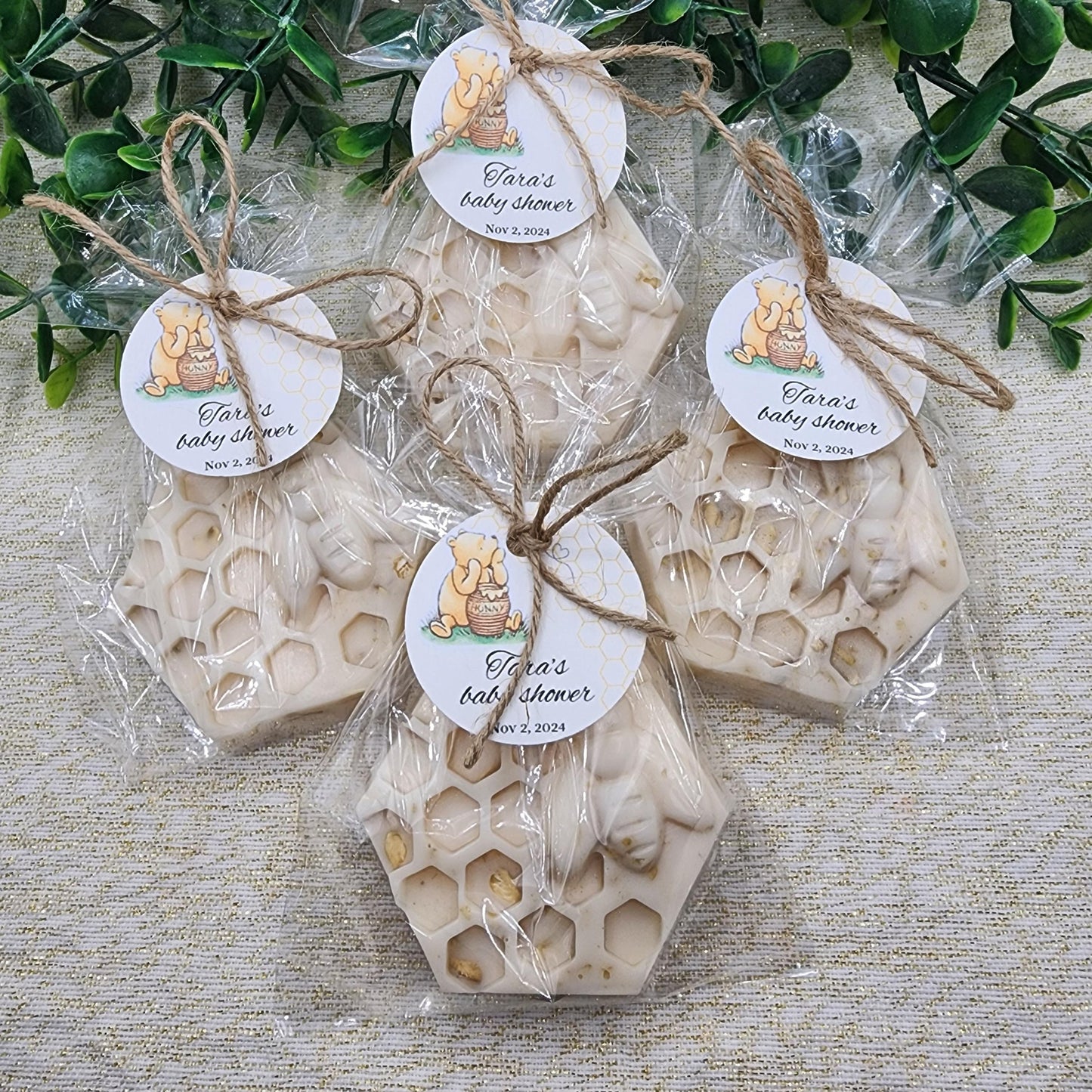 Honeycomb Soap Favors Honey Bee Baby Shower Favors Bee Hive Wedding Shower Favors Oatmeal Soap Gift For Her