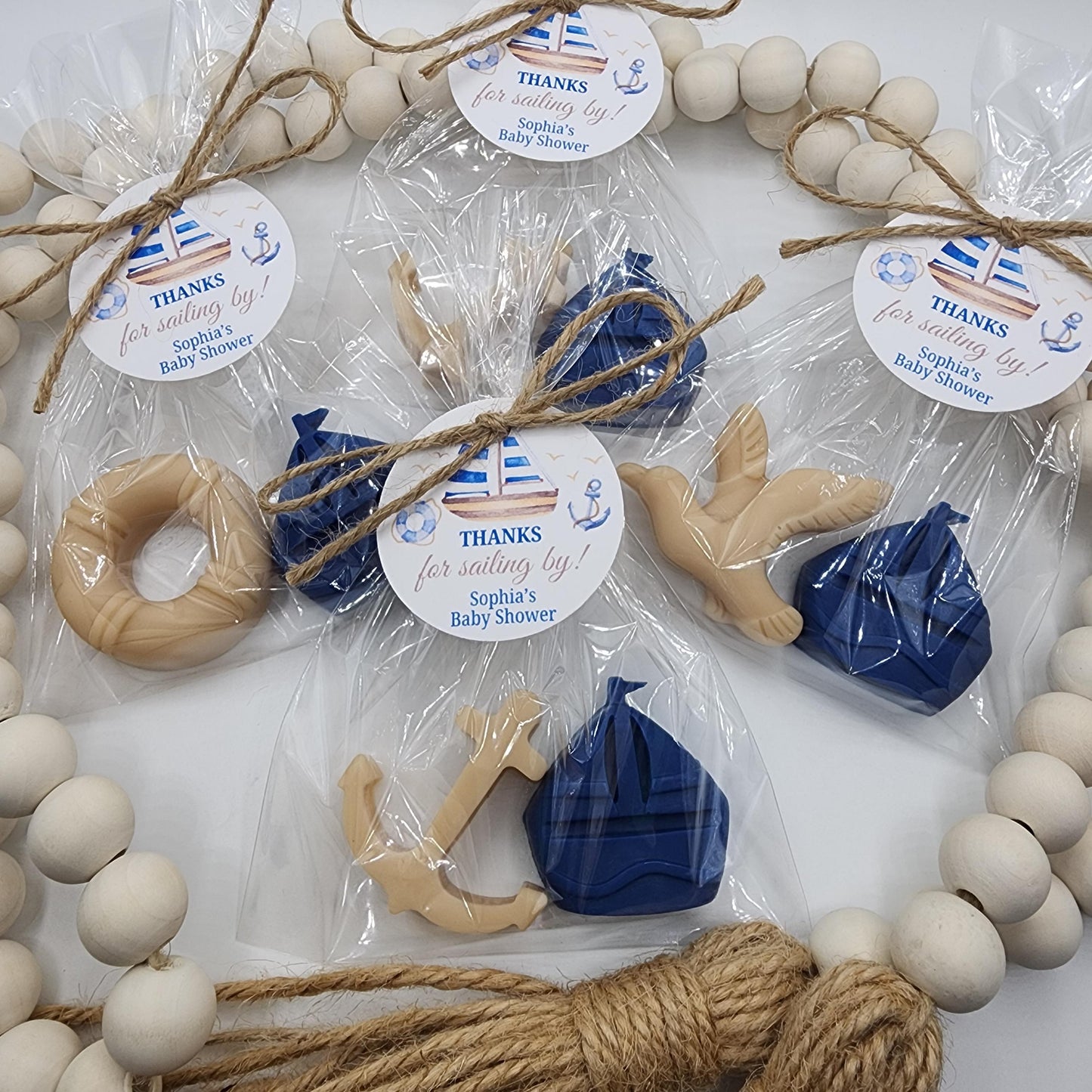 Nautical Soap Favors Ocean Baby Shower Bridal Shower Favors Under The Sea Sailing Boat Anchor Birthday Decorations Boy Girl Gift For Guests
