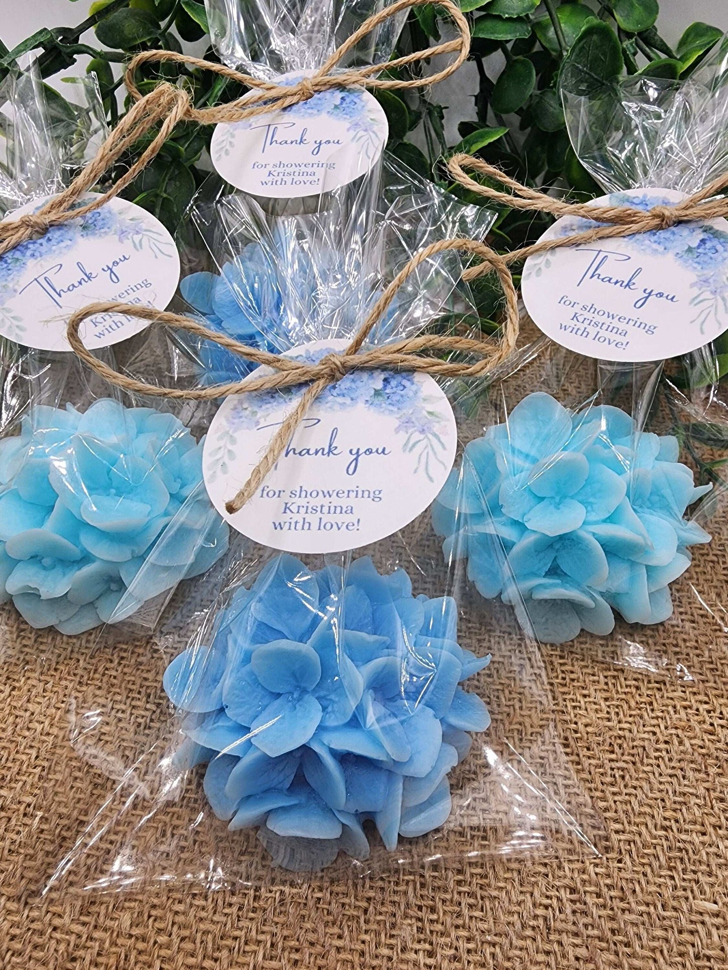 Hydrangea Soap Favors Baby Shower Gift Bridal Shower Favors Bridal Brunch Mother's Day Gift Floral Decorations Gift For Guests Dusty Blue