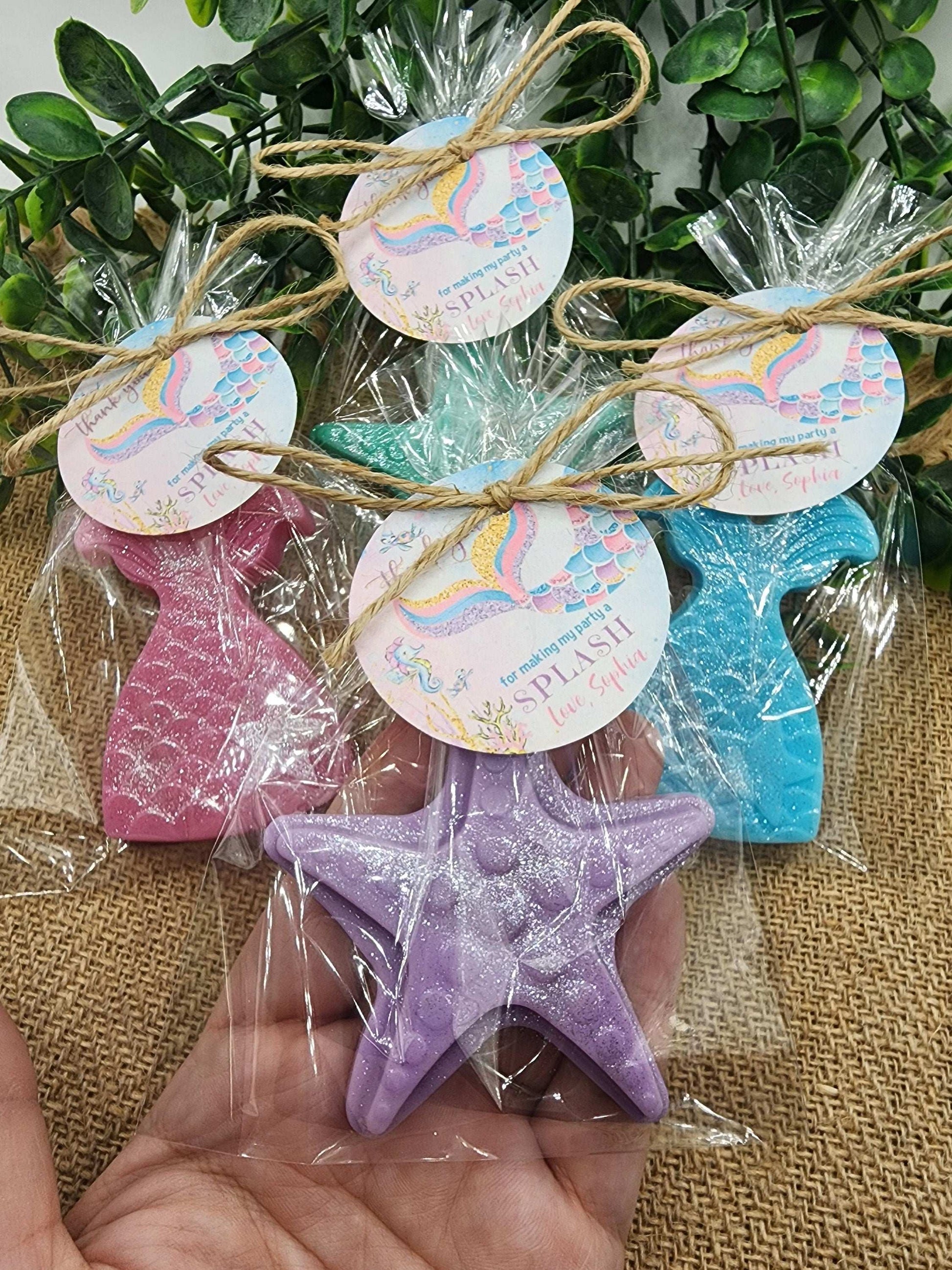 Under The Sea Mermaid Tail Soap Mermaid Party Favor Mermaid Tails Star Fish Beach Soap Beach Birthday Party Gift For Girl Baby Shower Favor