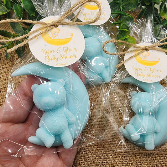 Over the moon soap favors twinkle twinkle little star we can bearly wait soap favors baby shower favors bridal shower favor