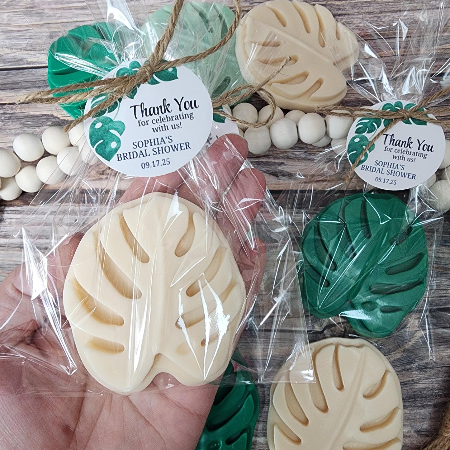 Monstera Soap Favors Elegant Wedding Favors Safari Baby Shower Favors Jungle Wild One Themed Decorations For Birthday Party Greenery Gift