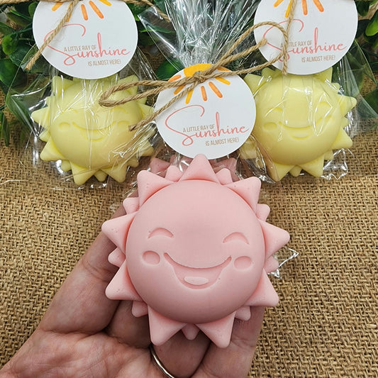 Sun baby shower soap favors sunshine soap here comes the son soap baby shower sun favors birthday party gift you are my sunshine