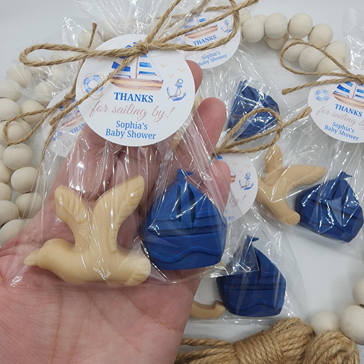 Nautical Soap Favors Ocean Baby Shower Bridal Shower Favors Under The Sea Sailing Boat Anchor Birthday Decorations Boy Girl Gift For Guests