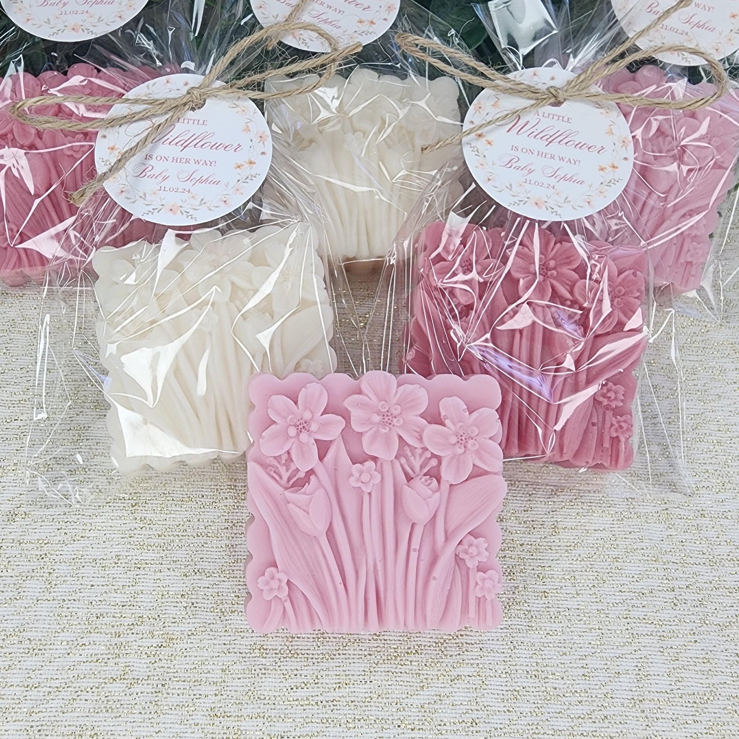 Wildflower Baby Shower Soap Favors Baby In Bloom Shower Decorations Daisy Flower Spring Garden Gift For Guests Bridal Shower Wedding Shower