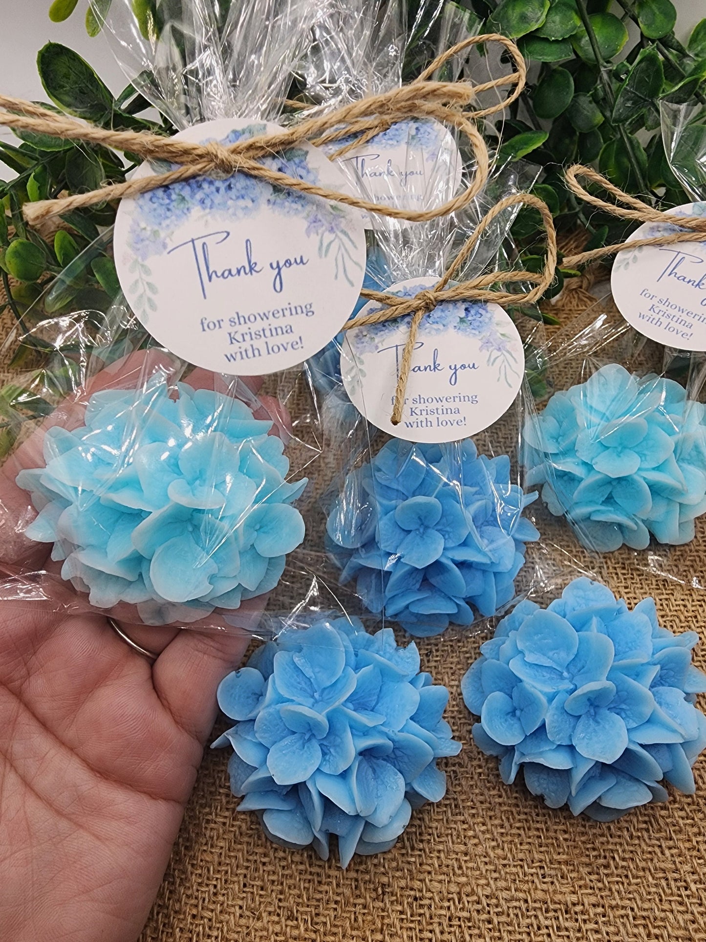 Hydrangea Soap Favors Baby Shower Gift Bridal Shower Favors Bridal Brunch Mother's Day Gift Floral Decorations Gift For Guests purple