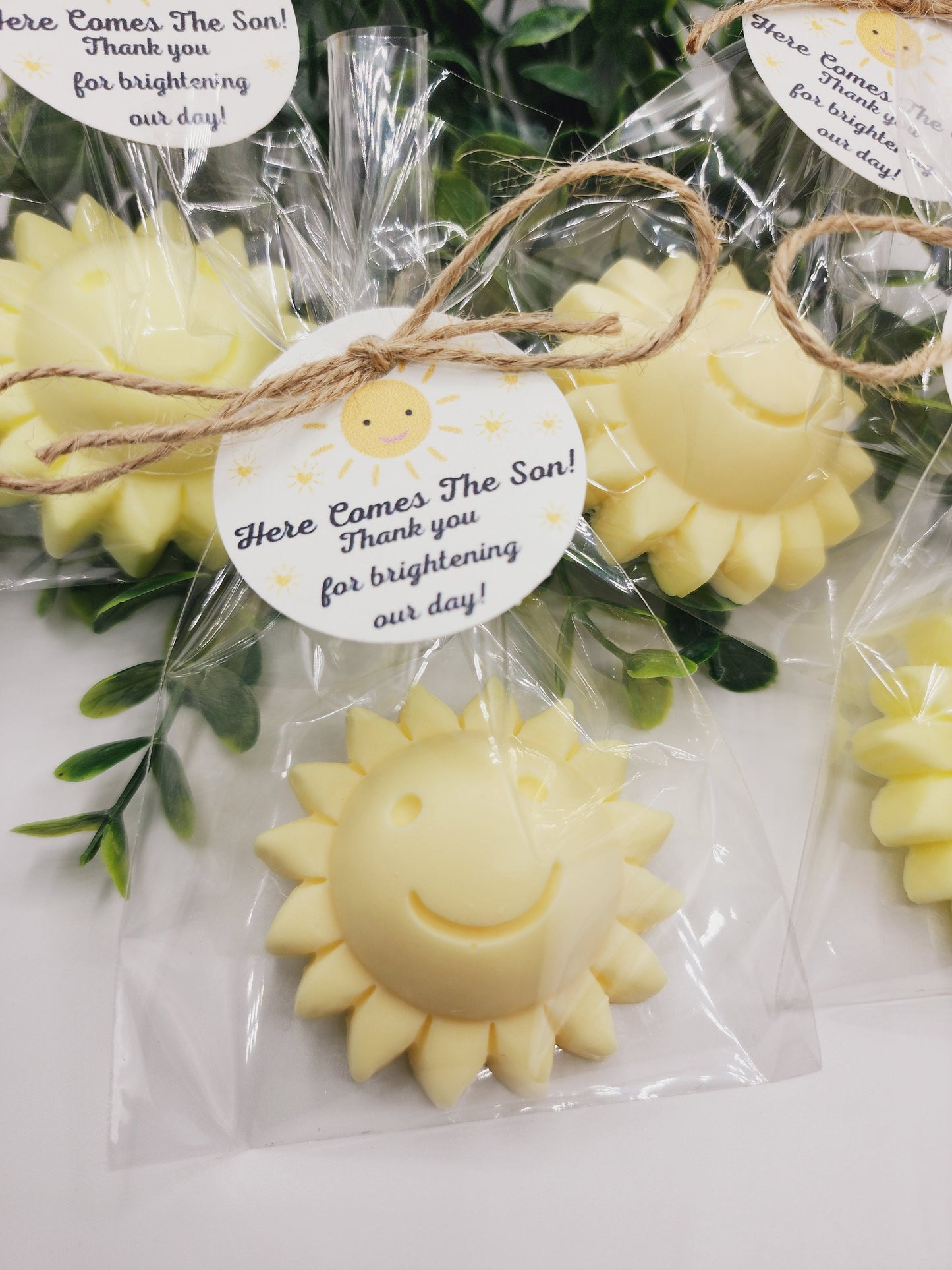 Sun baby shower soap favors sunshine soap here comes the son soap baby shower sun favors birthday party gift you are my sunshine