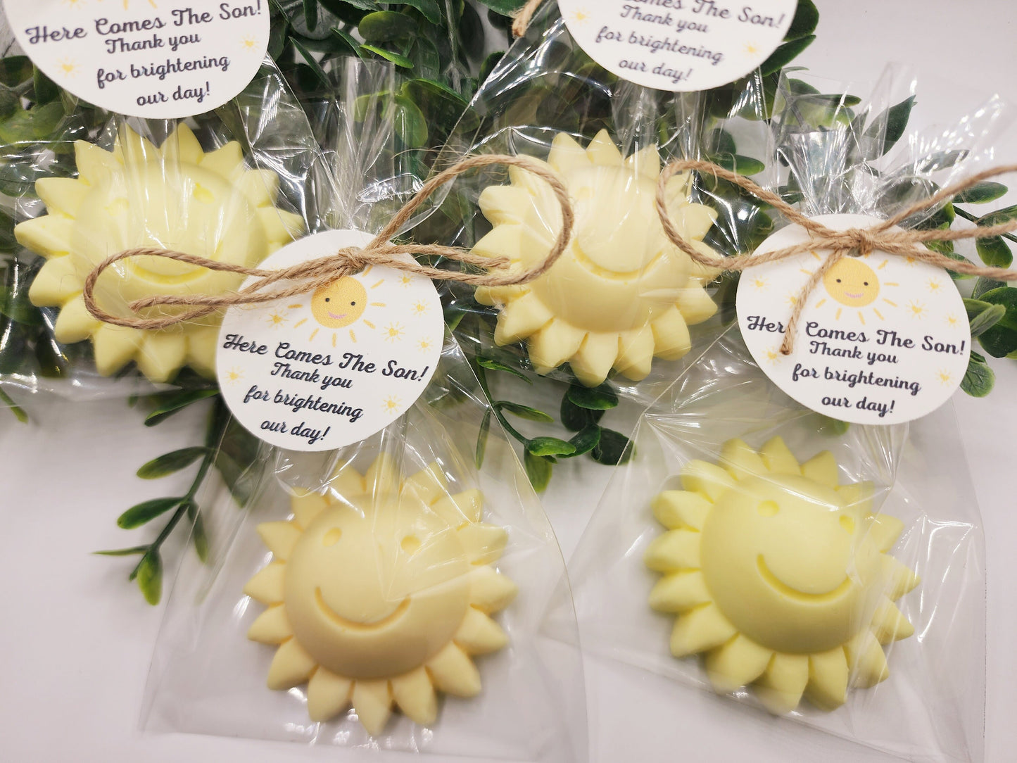 Sun baby shower soap favors sunshine soap here comes the son soap baby shower sun favors birthday party gift you are my sunshine
