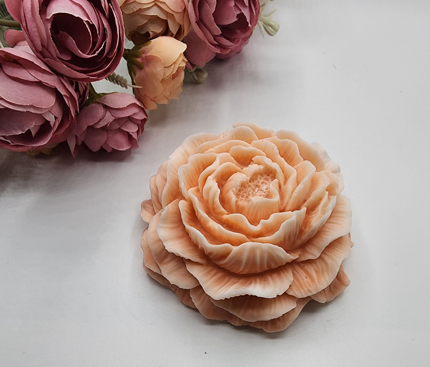 Peony Flower Soap Favor Rose Soap Baby shower favors Bridal shower favors Wedding shower favors Party favors Girl gift