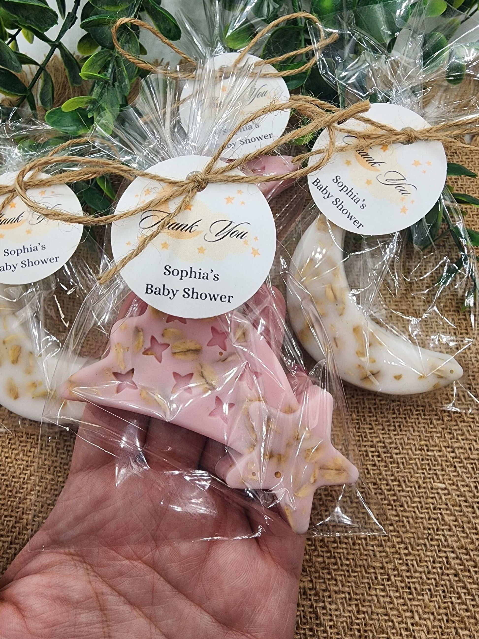 Over the moon soap favors twinkle twinkle little star moon and star soap favors baby shower favors bridal shower favor