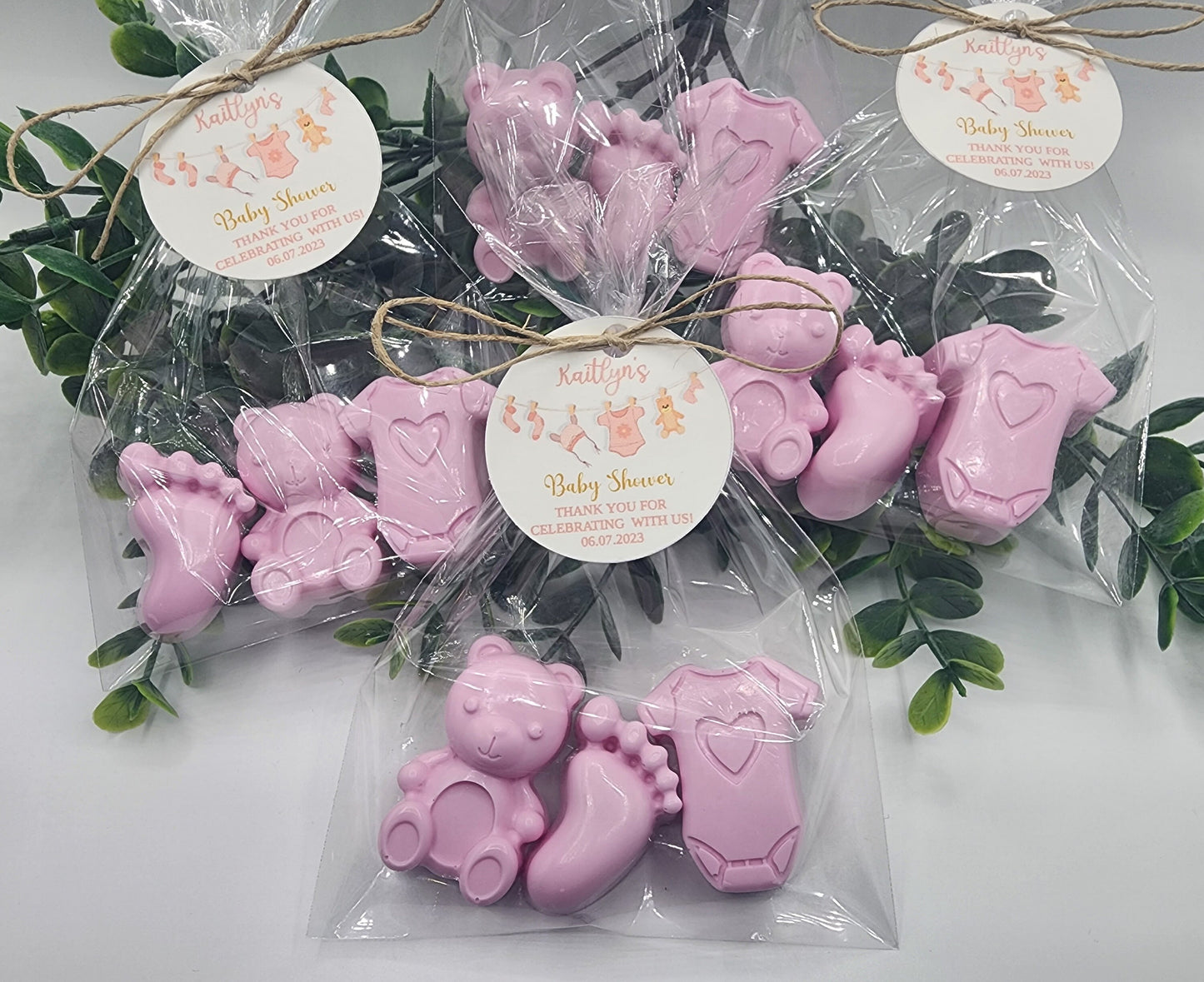 Baby Shower Soap Favors Baby Girl Birthday Gift Baby Shower Favors Teddy Bear Onesie Baby Feet Soap Favors