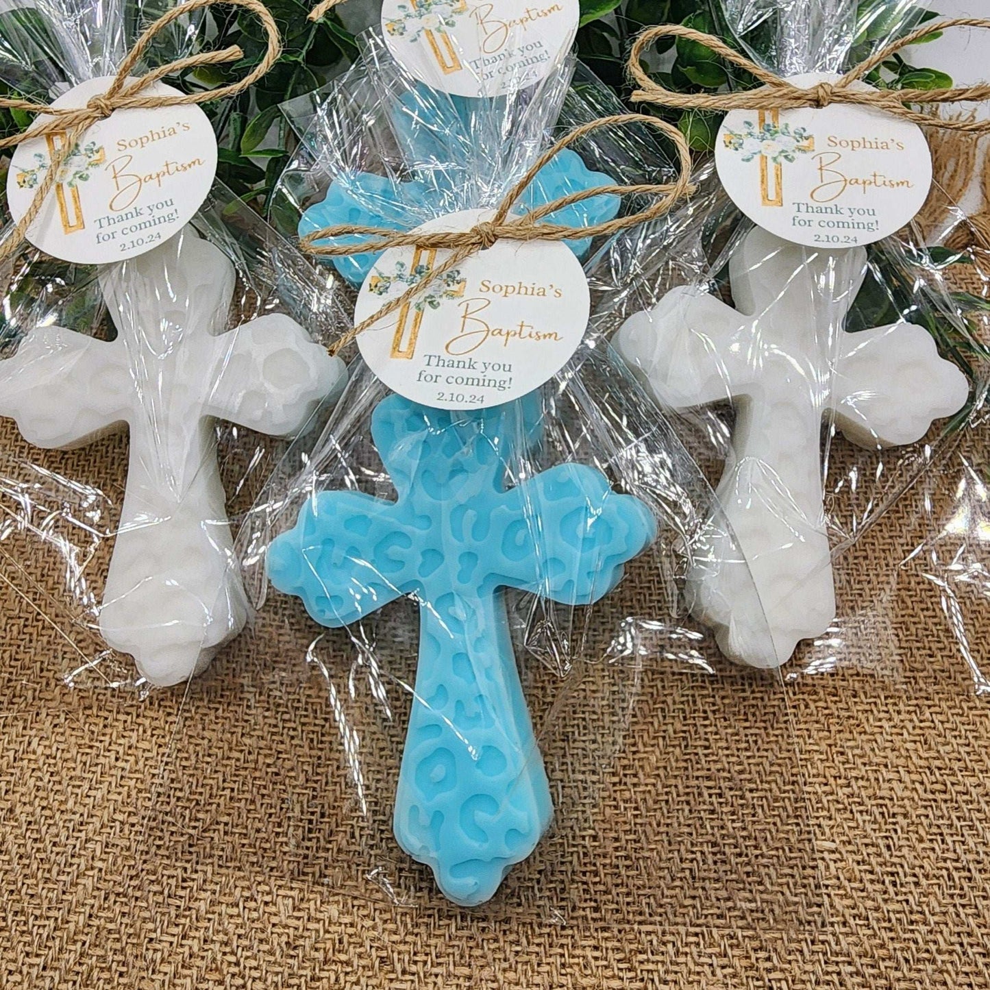 Cross soap favors baptism christening gift first communion Christian gift baby girl baby boy decorations baby shower faith