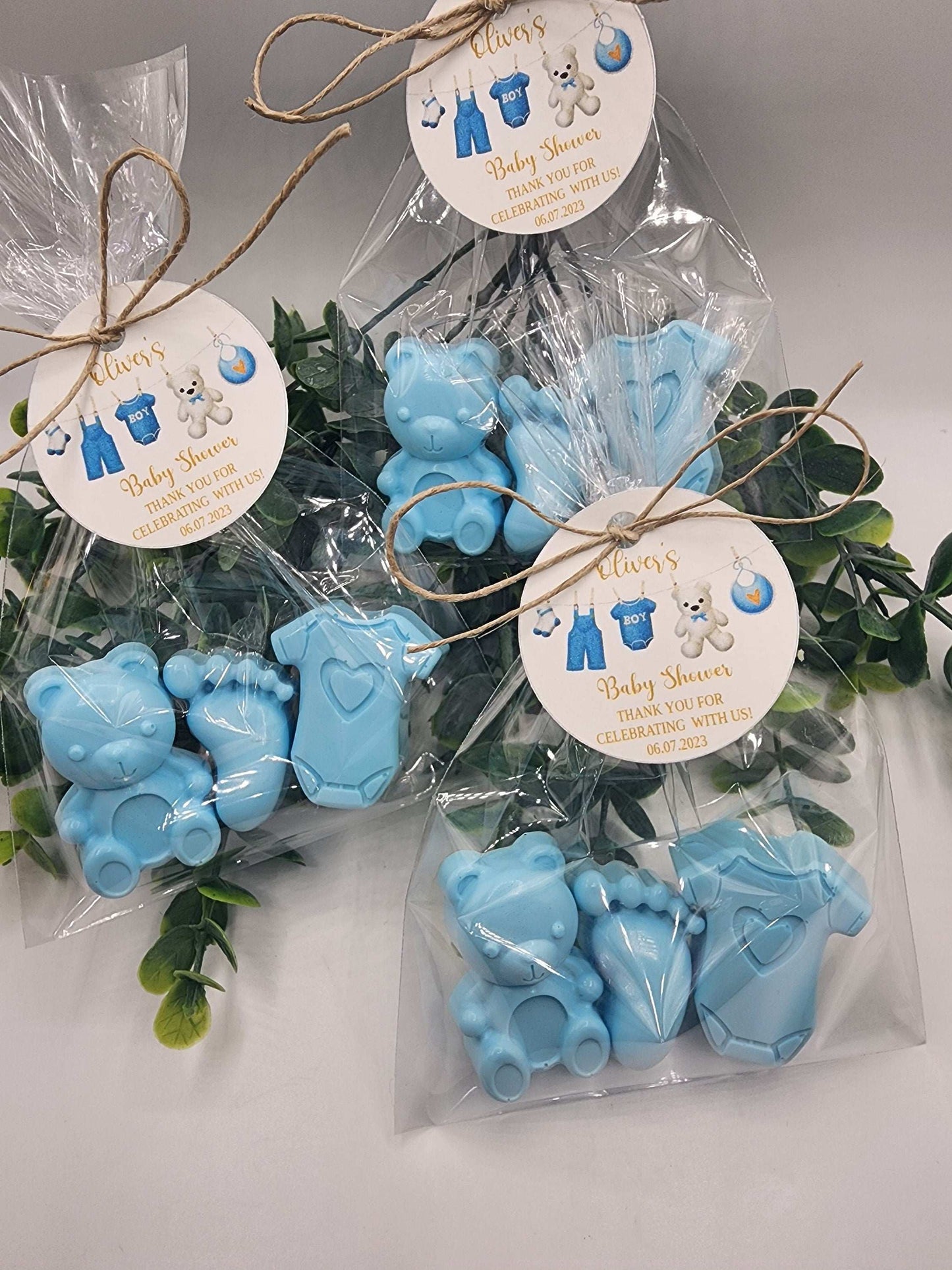 Baby Shower Soap Favors Baby Boy Birthday Gift Baby Shower Favors Teddy Bear Onesie Baby Feet Soap Favors