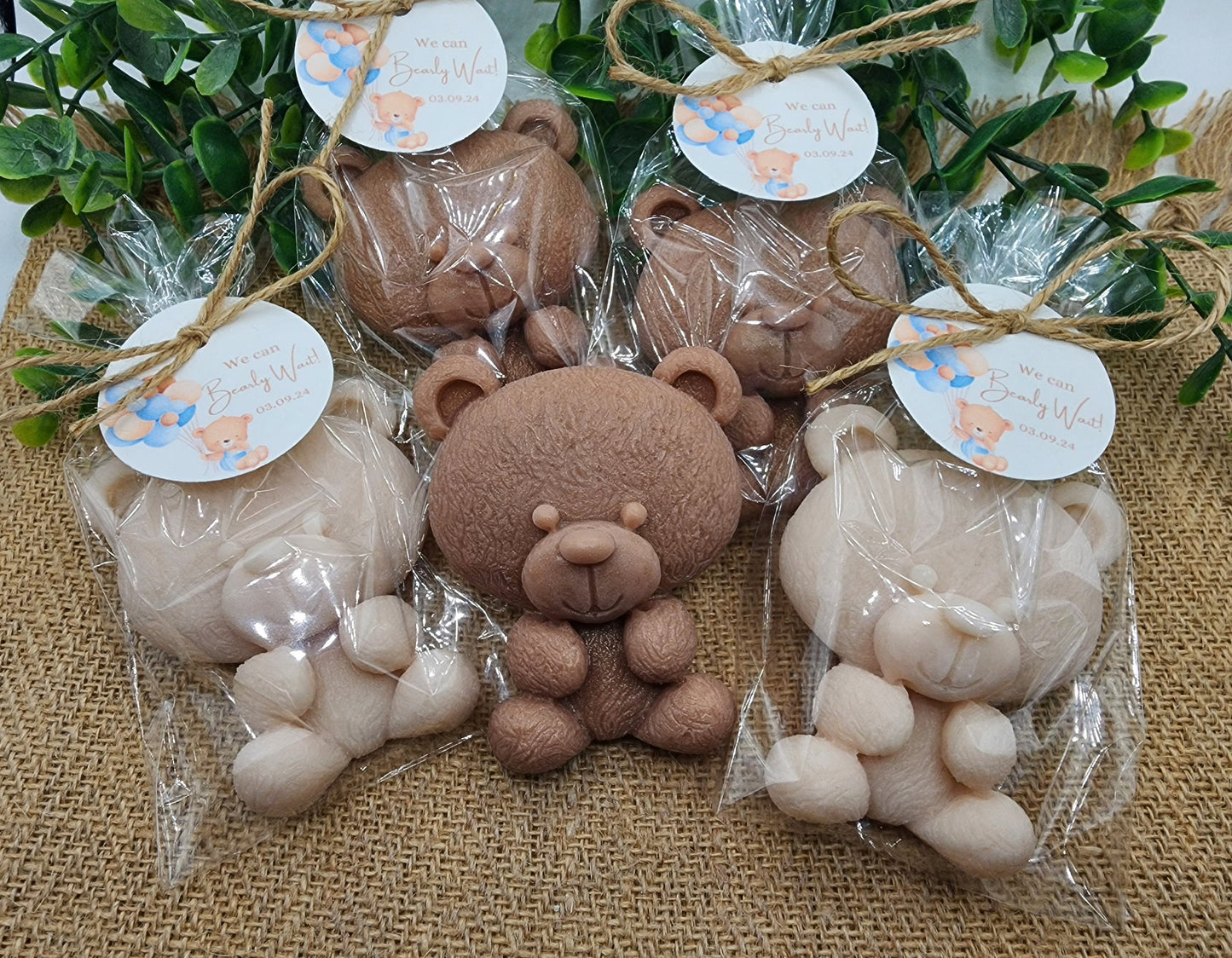 Teddy Bear Soap Favors Baby Shower Favors Thank You Beary Much Gift Beary First Birthday Decorations Gender Reveal Favors Boy Girl Gift