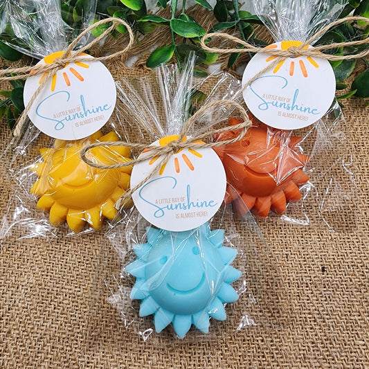 Sun baby shower soap favors sunshine soap here comes the son soap baby shower sun favors birthday party gift you are my sunshine wedding
