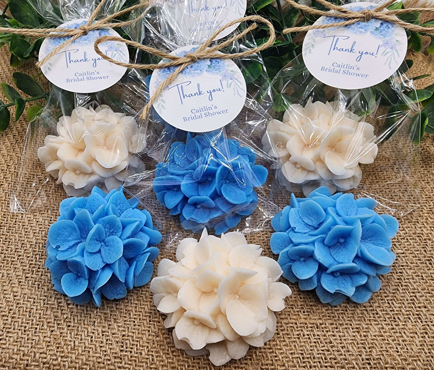 Hydrangea Soap Favors Baby Shower Gift Bridal Shower Favors Bridal Brunch Mother's Day Gift Floral Decorations Gift For Guests Dusty Blue