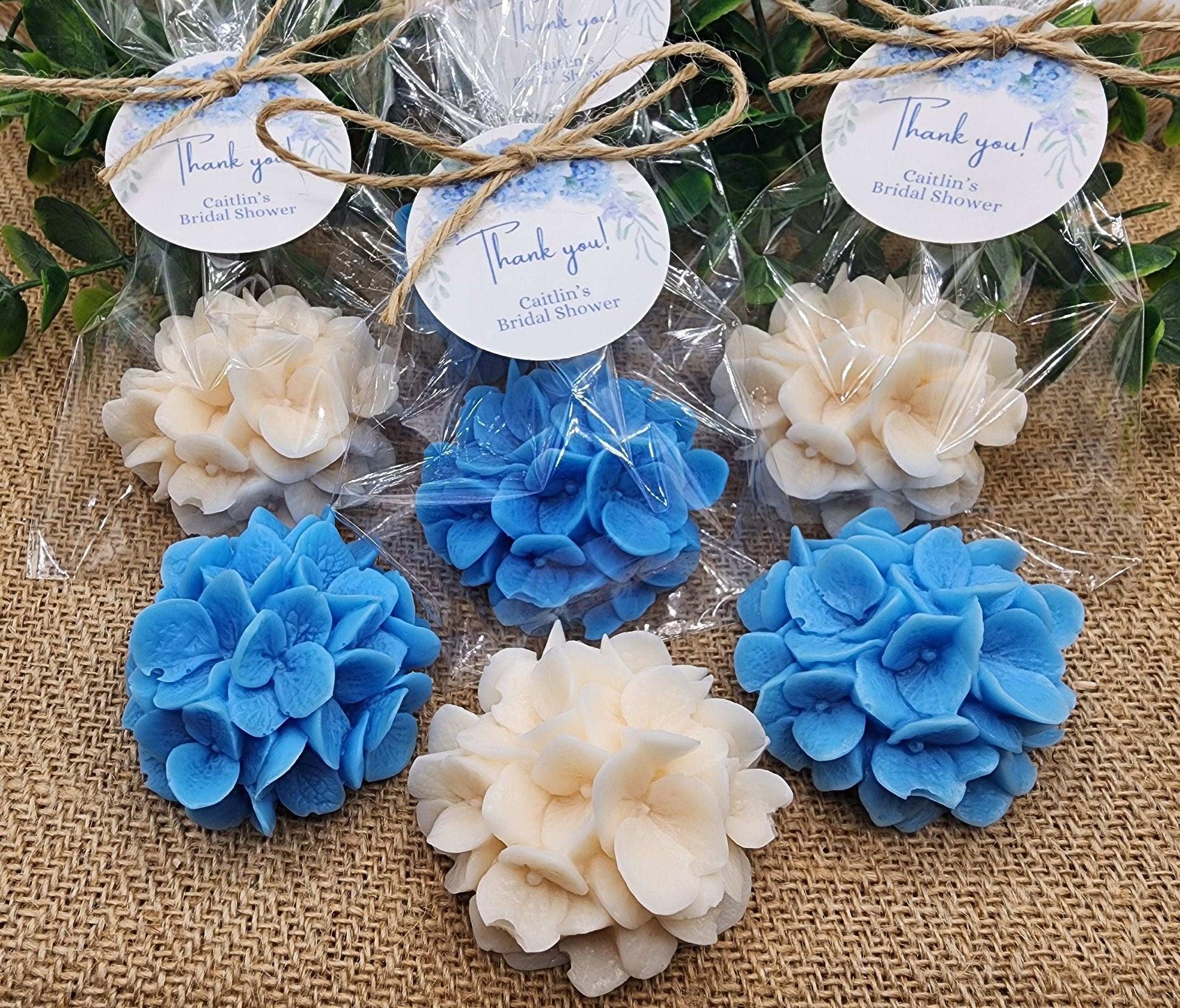 Hydrangea Soap Favors Baby Shower Gift Bridal Shower Favors Bridal Brunch Mother's Day Gift Floral Decorations Gift For Guests Dusty Blue