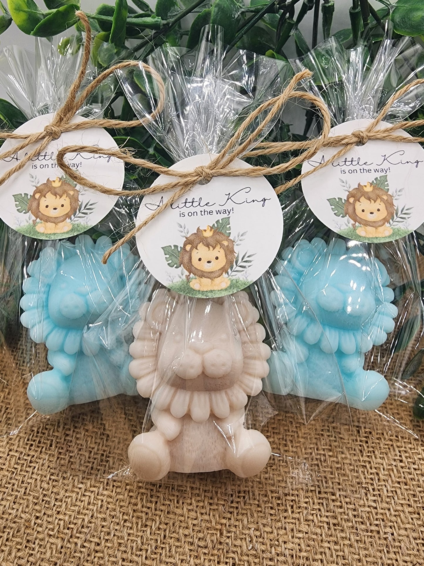 Lion Soap Favors Safari Animal Baby Shower Decorations Wild One Party Favors Roar Jungle Theme First Birthday Gift Boy Girl