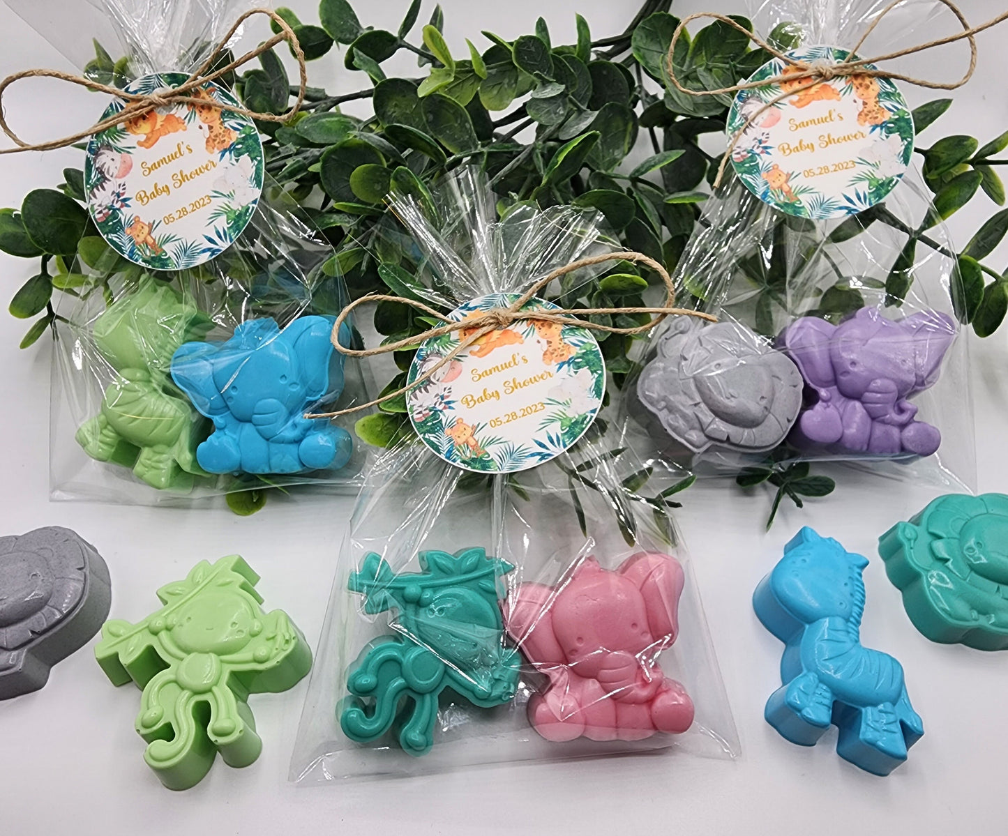 Safari Animal Soap Baby Jungle Soap Baby Zebra Soap Baby Lion Soap Baby Monkey Soap Baby Elephant Soap Baby Shower Soap Favors Party Favors