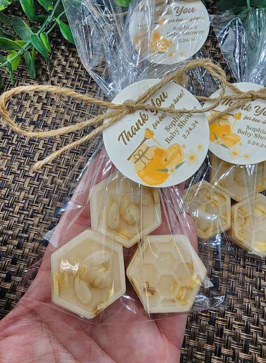 Honey Oatmeal Soap Favors Honeycomb  Honey Bee Baby Shower Favors Bee Hive Wedding Shower Favors Oatmeal Soap Gift For Her