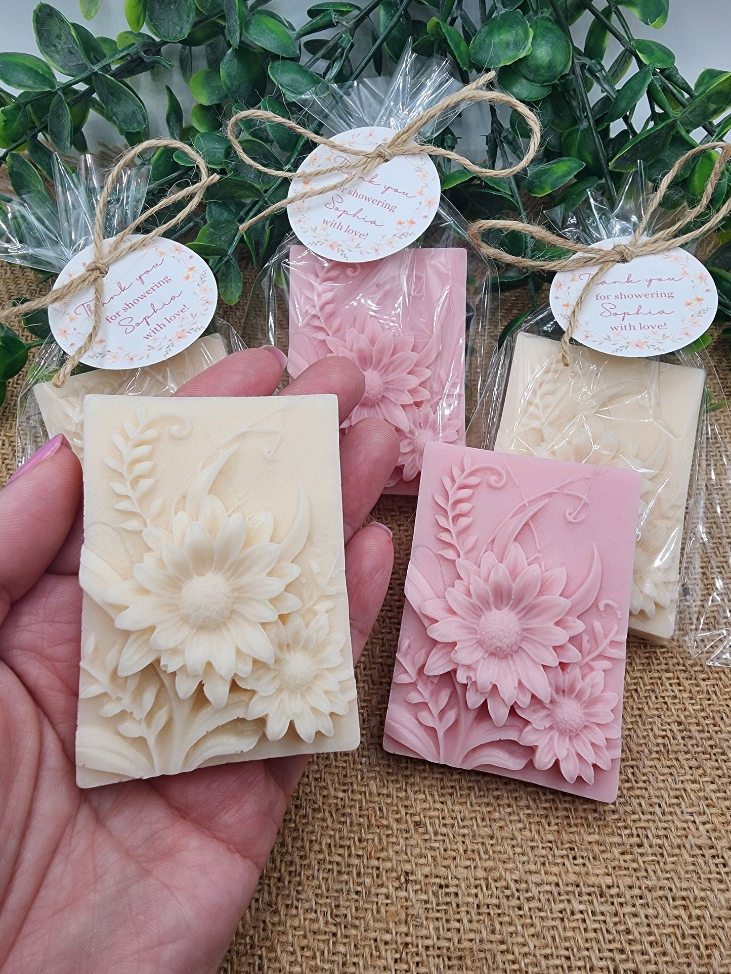 Wildflower Baby Shower Soap Favors Baby In Bloom Shower Decorations Daisy Flower Spring Garden Gift For Guests Bridal Shower Wedding Shower