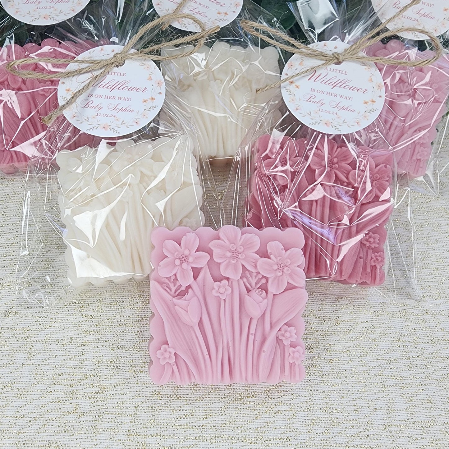 Wildflower Baby Shower Soap Favors Baby In Bloom Shower Decorations Daisy Flower Spring Garden Gift For Guests Bridal Shower Wedding Shower