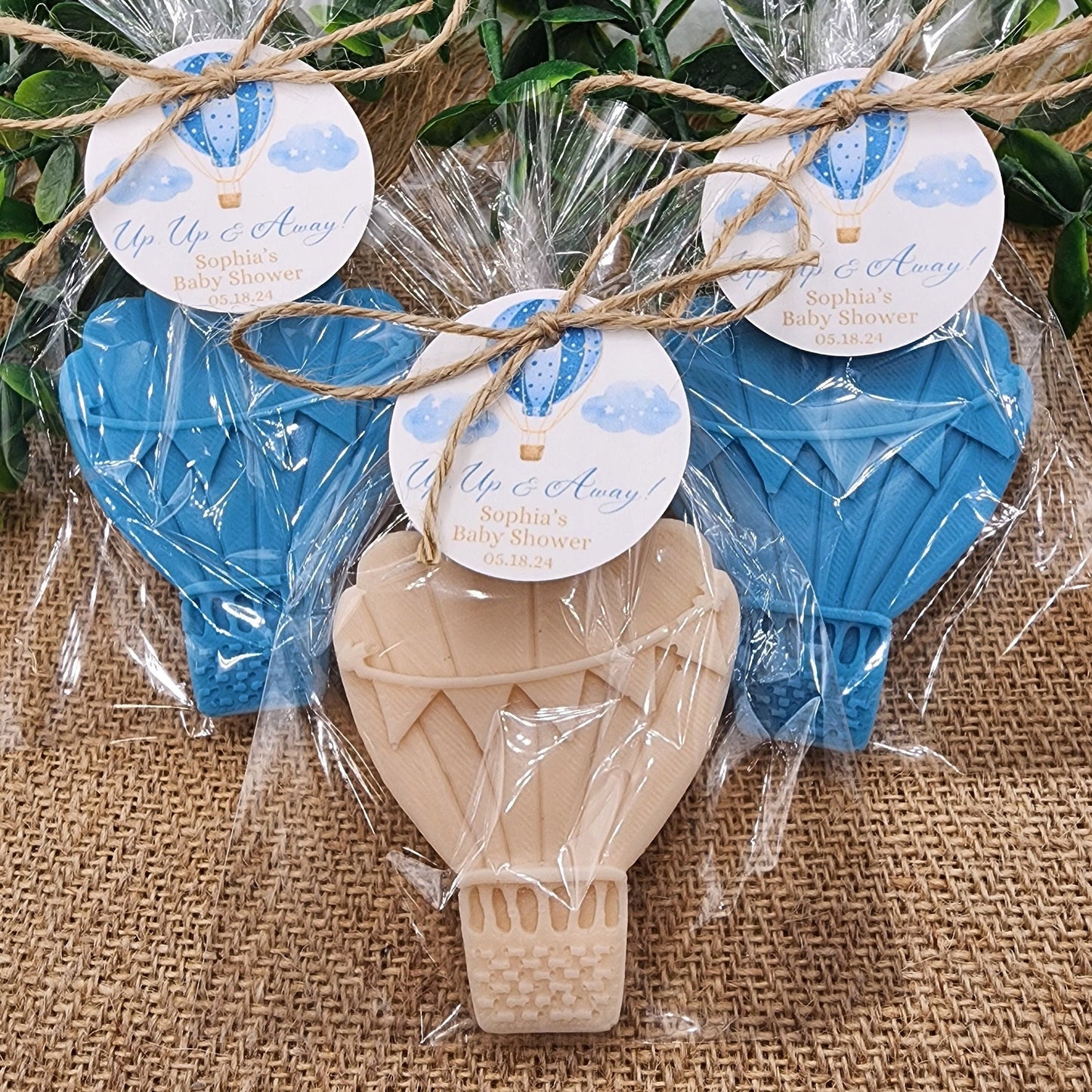 Hot Air Balloon Soap Favors Baby Shower Gift For Boy Girl Up Up And Away Baby Shower Decor Birthday Gift Gender Reveal Adventure Awaits