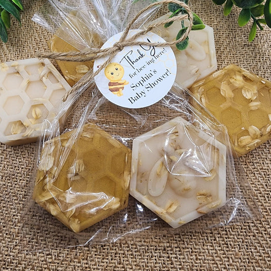 Honeycomb Soap Favors Honey Bee Baby Shower Favors Bee Hive Wedding Shower Favors Oatmeal Soap Gift For Her