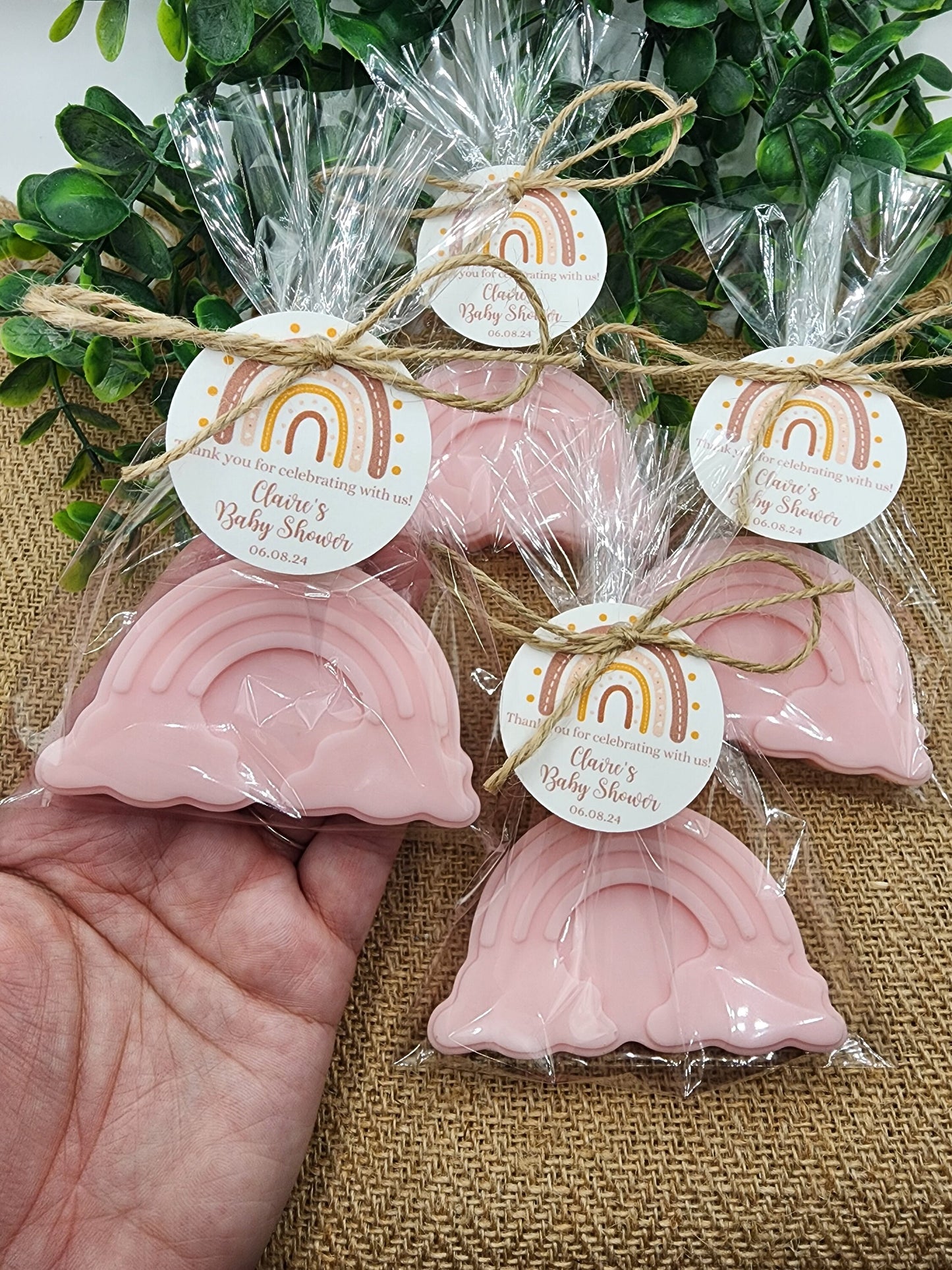 Rainbow Soap Favors Baby Shower Favors Bohemian Favors Rainbow Decorations For Party Gender Neutral Baby Reveal Party Decorations boy girl