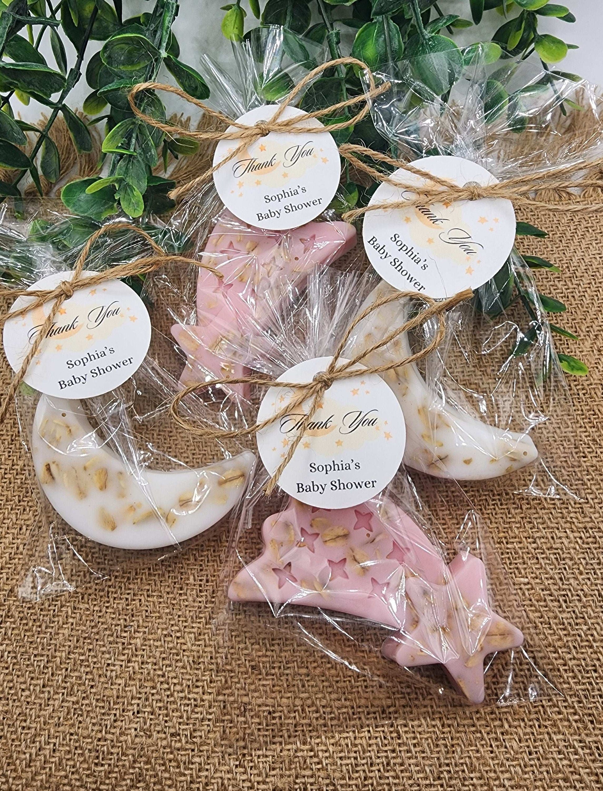 Over the moon soap favors twinkle twinkle little star moon and star soap favors baby shower favors bridal shower favor