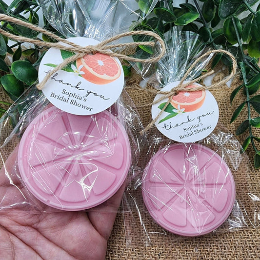 Grapefruit Soap Favors Orange Baby Shower Soap Favors Lemon Wedding Favors Little Cutie Favors Citrus Lime Clementine Gift For Her Soap