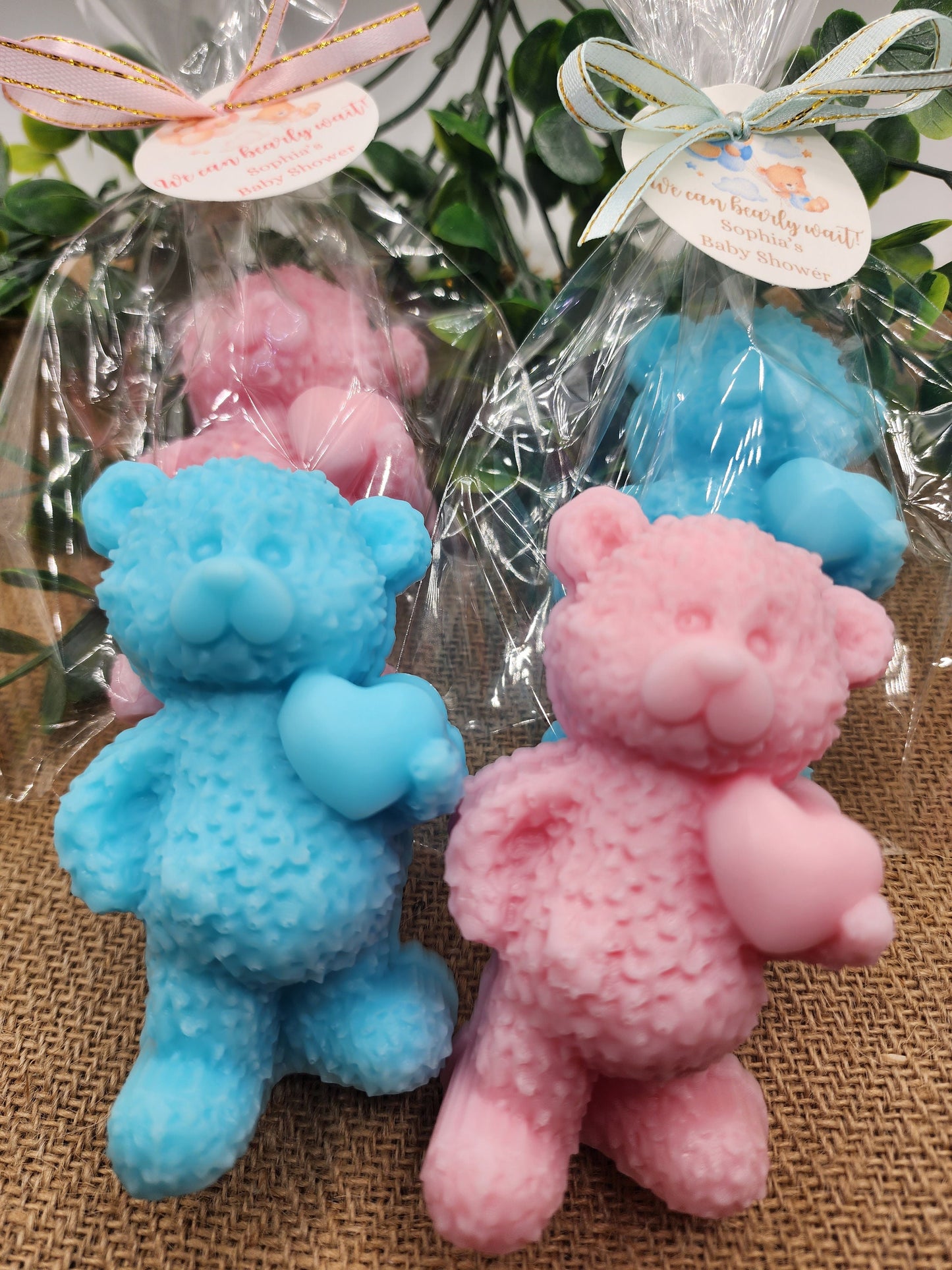 Teddy Bear Soap Favors Baby Shower Favors Thank You Beary Much Gift Beary First Birthday Decorations Gender Reveal Favors Boy Girl Gift