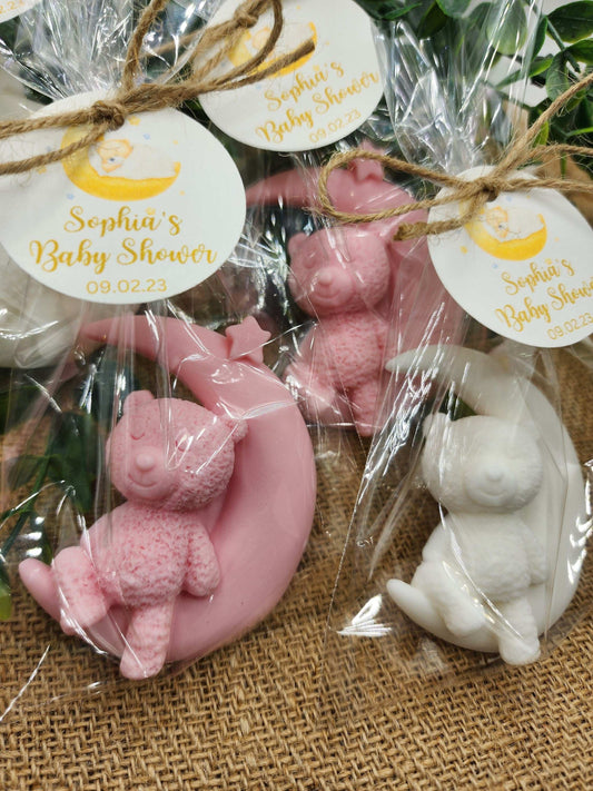 Over the moon soap favors twinkle twinkle little star we can bearly wait soap favors baby shower favors bridal shower favor