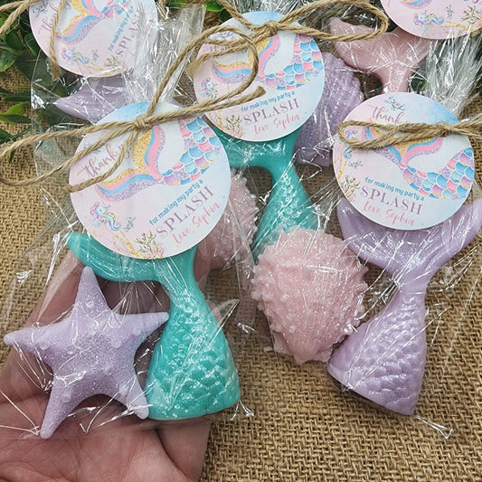 Under The Sea Mermaid Tail Soap Mermaid Party Favor Mermaid Tails Beach Soap Beach Birthday Party Gift For Girl Baby Shower Favor
