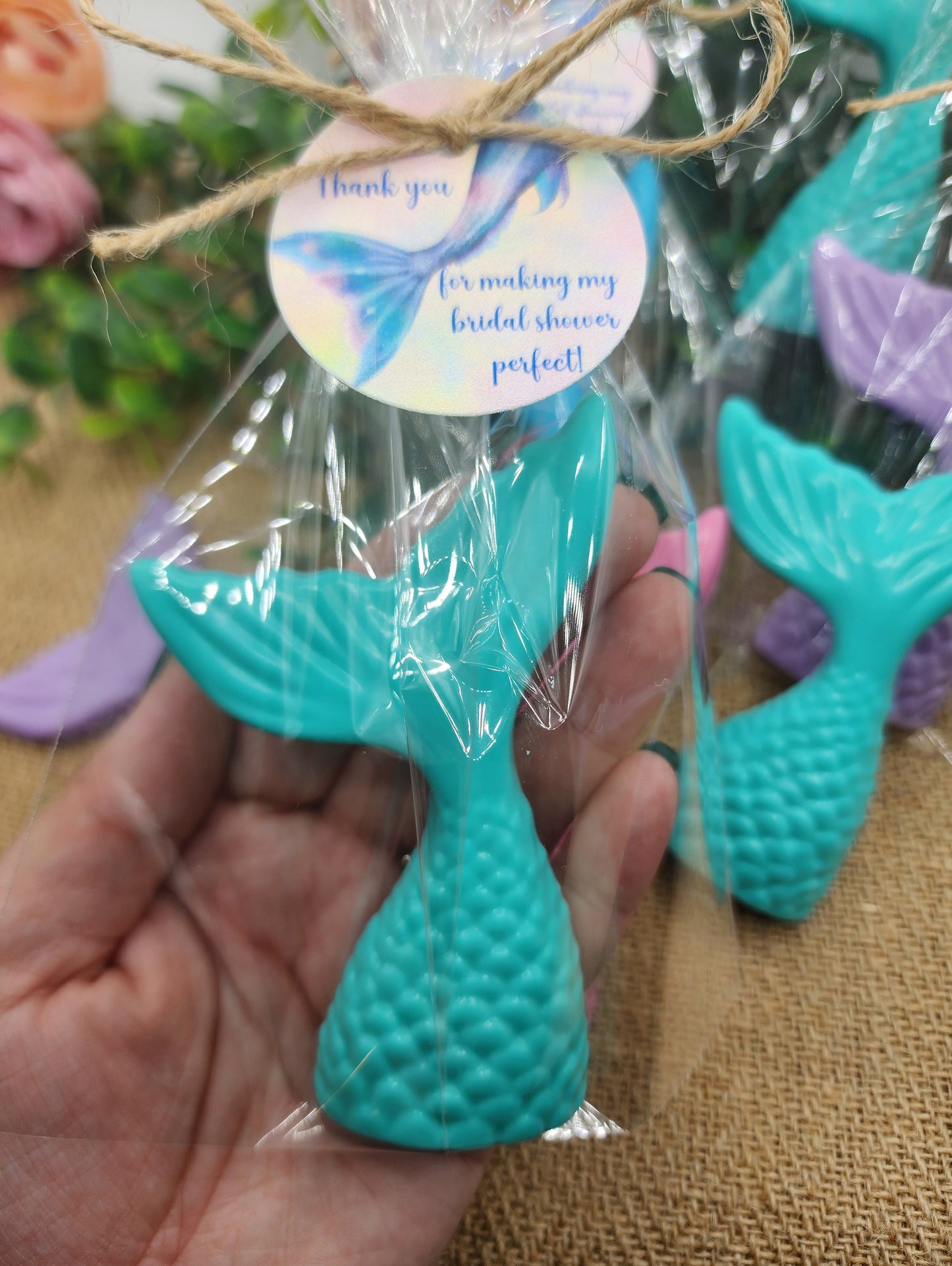 Large Mermaid Tail Soap Mermaid Party Favor Mermaid Tails Beach Soap Beach Birthday Party Gift For Girl Baby Shower Favor Bridal Shower