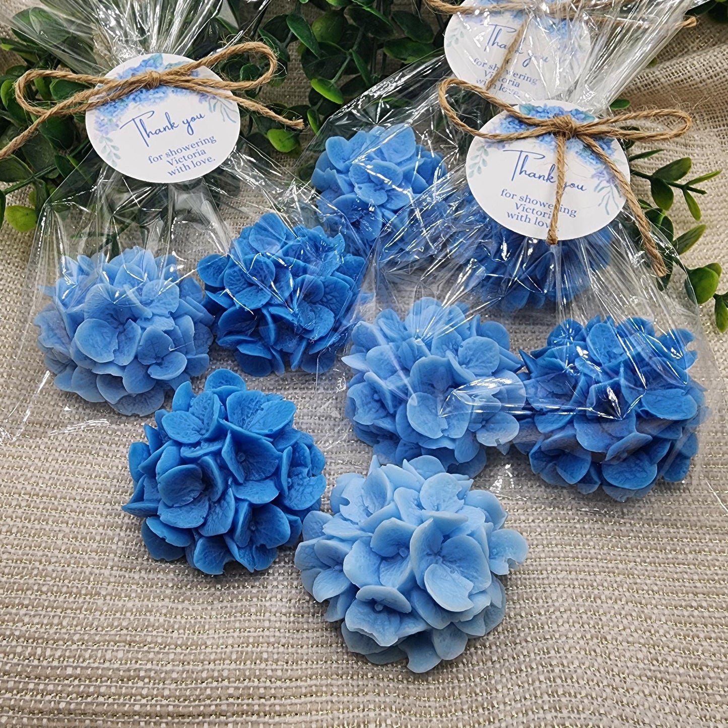 Hydrangea Soap Favors Baby Shower Gift Bridal Shower Favors Bridal Brunch Mother's Day Gift Floral Decorations Gift For Guests Dusty Blue