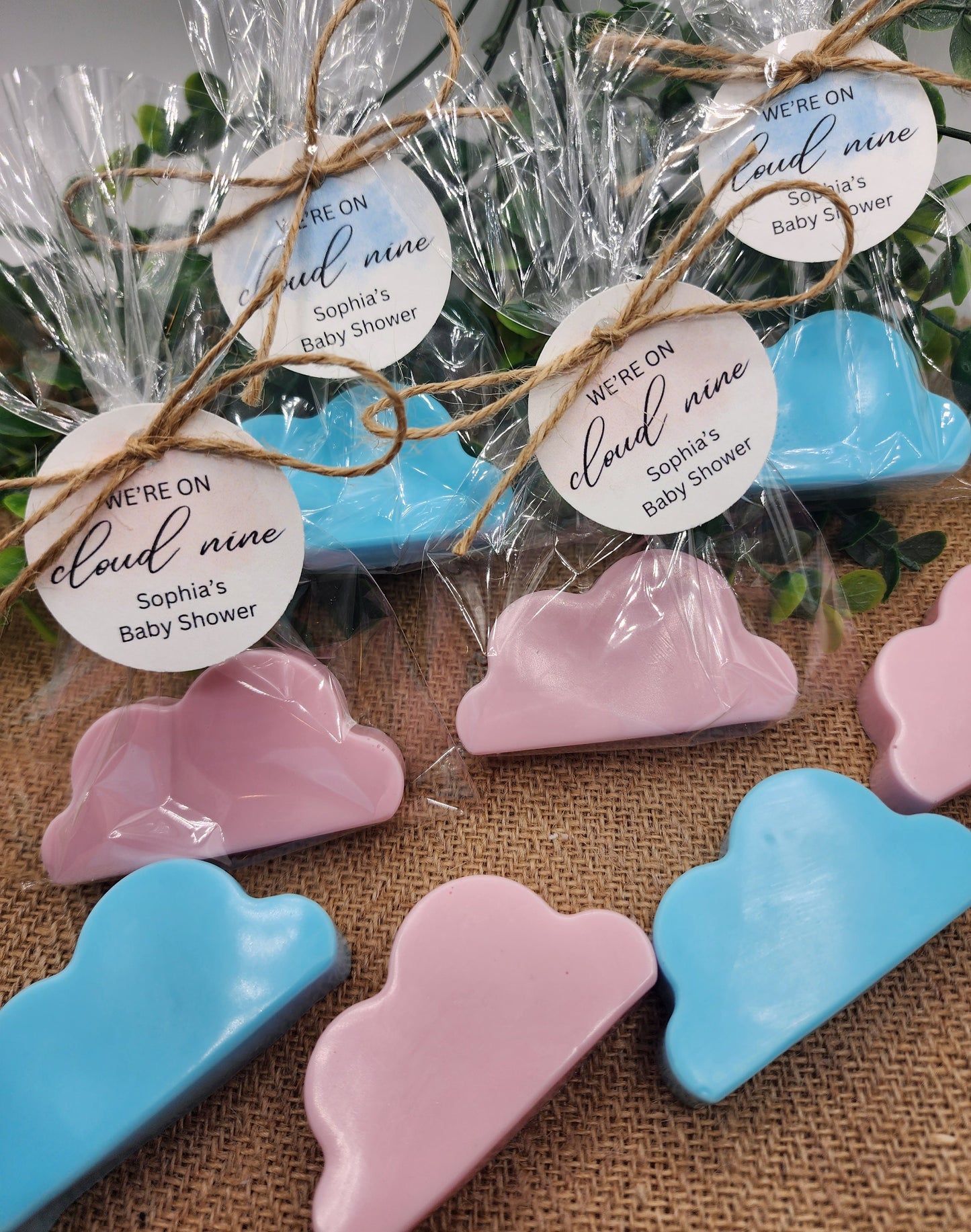 Cloud soap favors on cloud nine over the moon twinkle twinkle little star baby shower favors bridal shower favor wedding gender reveal