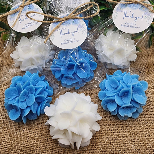 Hydrangea Soap Favors Baby Shower Gift Bridal Shower Favors Bridal Brunch Mother's Day Gift Floral Decorations Gift For Guests Dusty Blue
